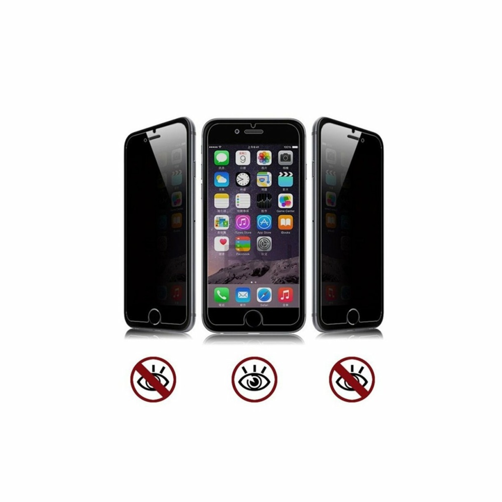 iPhone 6 - 6S 6D Privacy Skærmbeskyttelse (Anti-Spy)
