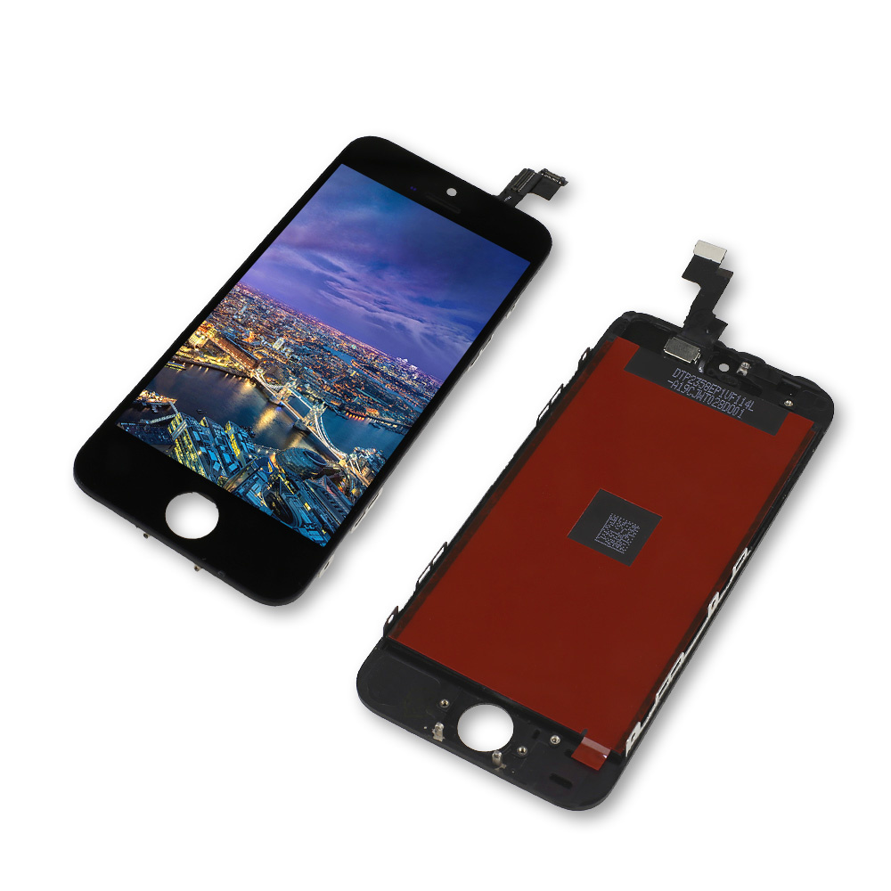 Iphone 5c Sort LCD Display Touch Skærm (Premium kvalitet)
