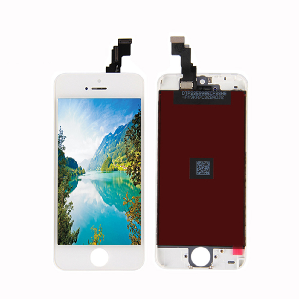 Iphone 5se Hvid Orginal LCD Display Touch Skærm (Oem)