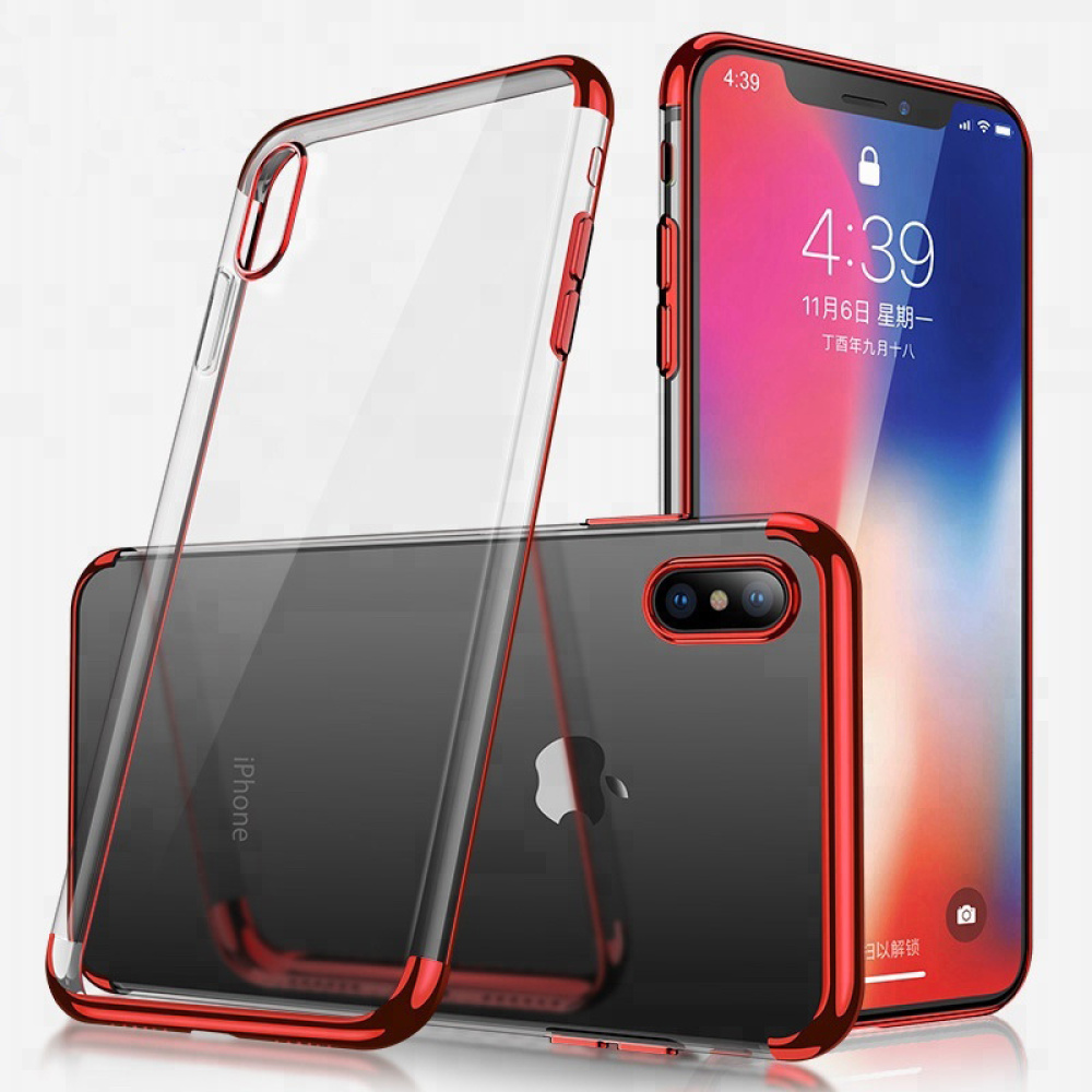 iPhone X-XS Electroplating TPU Cover