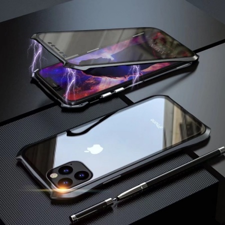 iPhone 7 Plus -8 Plus 360⁰ Magnetisk Cover Forside og Bagside Glass