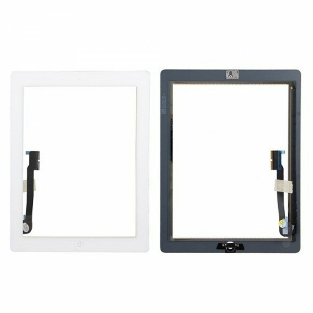 iPad 3 Touch Skærm (OEM)  - Med Home knap - Hvid